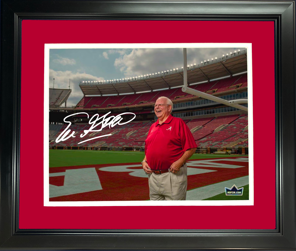 Framed Eli Gold Facsimile Laser Engraved Signature Auto Alabama Crimson Tide 11"x14" College Football Photo HOFSM Holo (ONLINE ORDER ONLY)