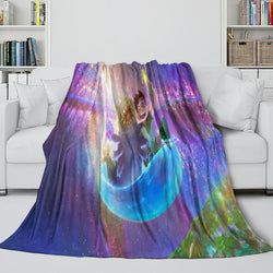 Elio Pattern Blanket Flannel Throw Room Decoration (Online Order Only)