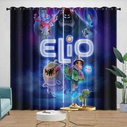 Elio Pattern Curtains Blackout Window Drapes Room Decoration (Online Order Only)