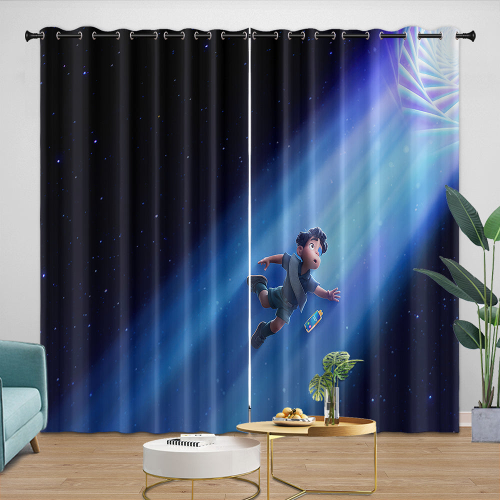 Elio Pattern Curtains Blackout Window Drapes Room Decoration (Online Order Only)