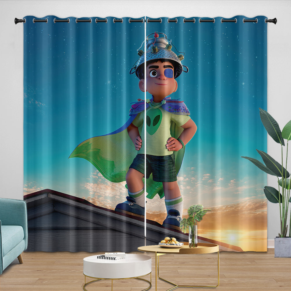 Elio Pattern Curtains Blackout Window Drapes Room Decoration (Online Order Only)