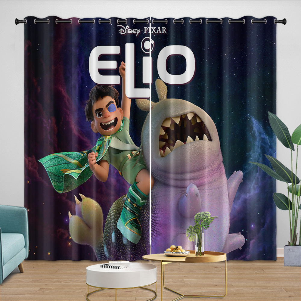 Elio Pattern Curtains Blackout Window Drapes Room Decoration (Online Order Only)