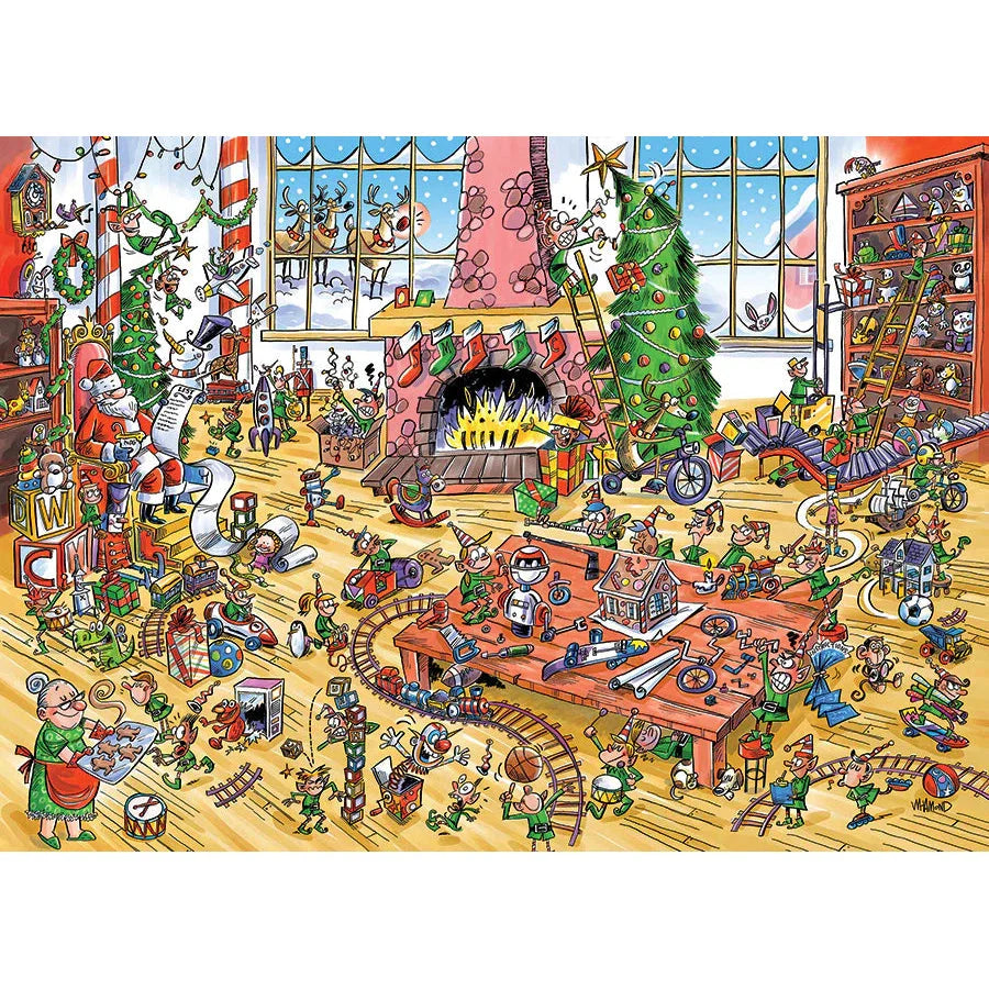 Elves at Work 350 Piece Family Jigsaw Puzzle Cobble Hill (ONLINE ORDER ONLY)