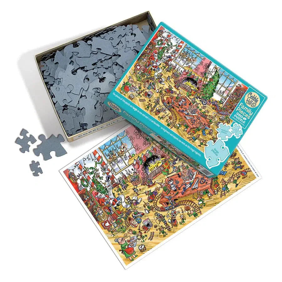 Elves at Work 350 Piece Family Jigsaw Puzzle Cobble Hill (ONLINE ORDER ONLY)