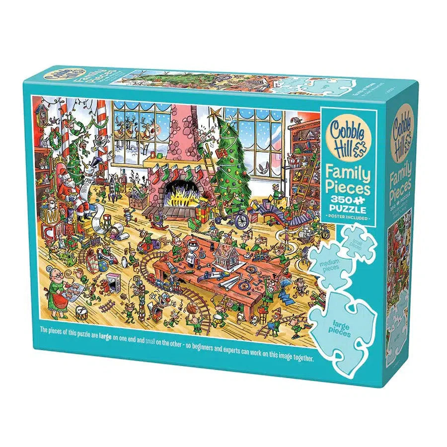 Elves at Work 350 Piece Family Jigsaw Puzzle Cobble Hill (ONLINE ORDER ONLY)