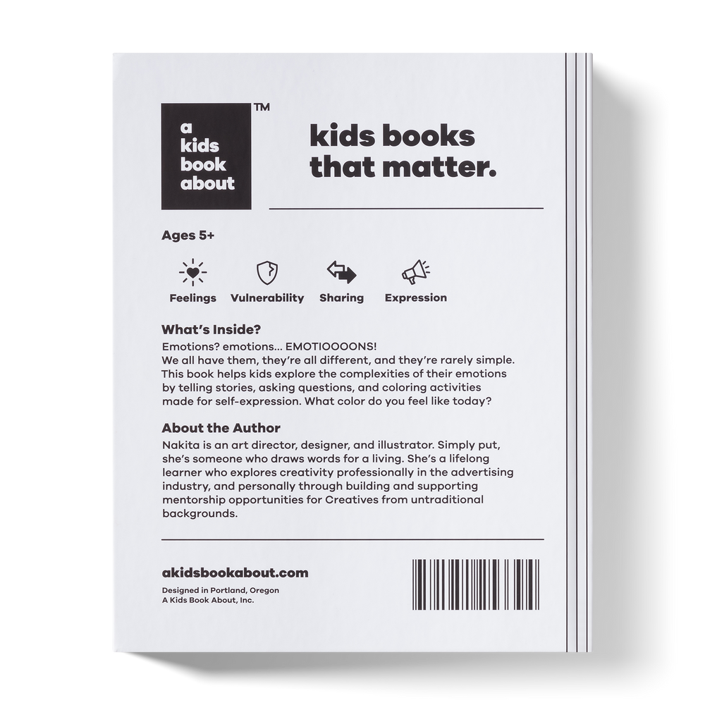 A Kids Book About Emotions (ONLINE ORDER ONLY)