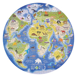 Endangered World 1000 Piece Round Jigsaw Puzzle Ridley (ONLINE ORDER ONLY)