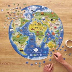 Endangered World 1000 Piece Round Jigsaw Puzzle Ridley (ONLINE ORDER ONLY)