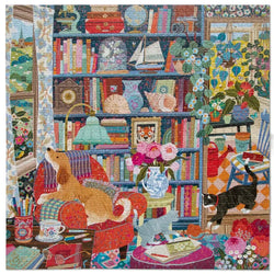 English Cottage Library 1000 Piece Jigsaw Puzzle eeBoo