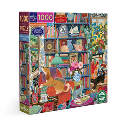 English Cottage Library 1000 Piece Jigsaw Puzzle eeBoo