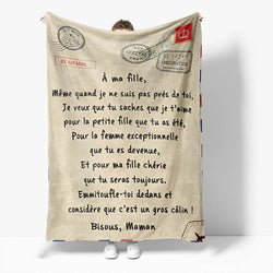 Envelope Flannel Blanket Soft Throw Blanket (Online Order Only)