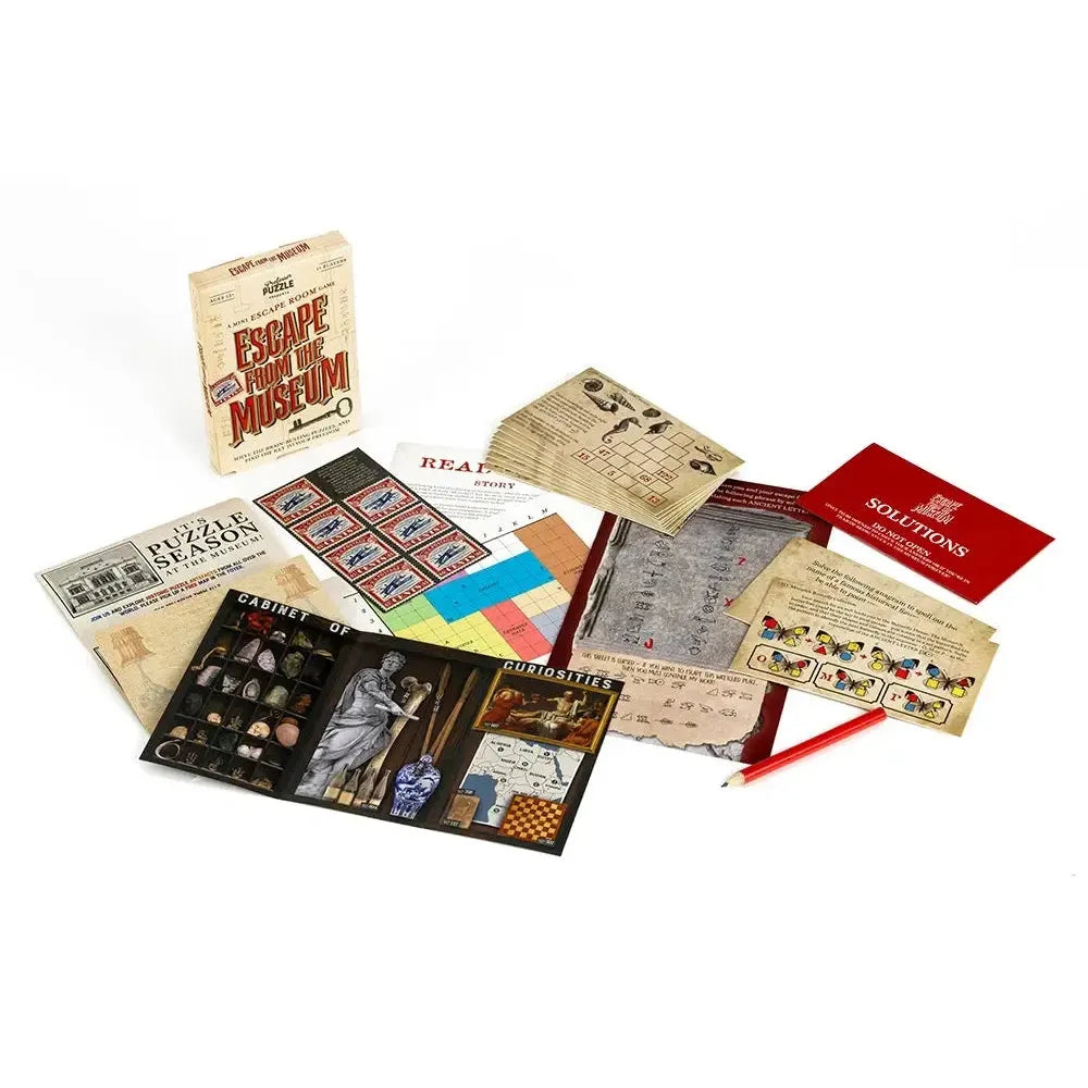 Escape From the Museum- Escape Room Card Game - Professor Puzzle (ONLINE ORDER ONLY)
