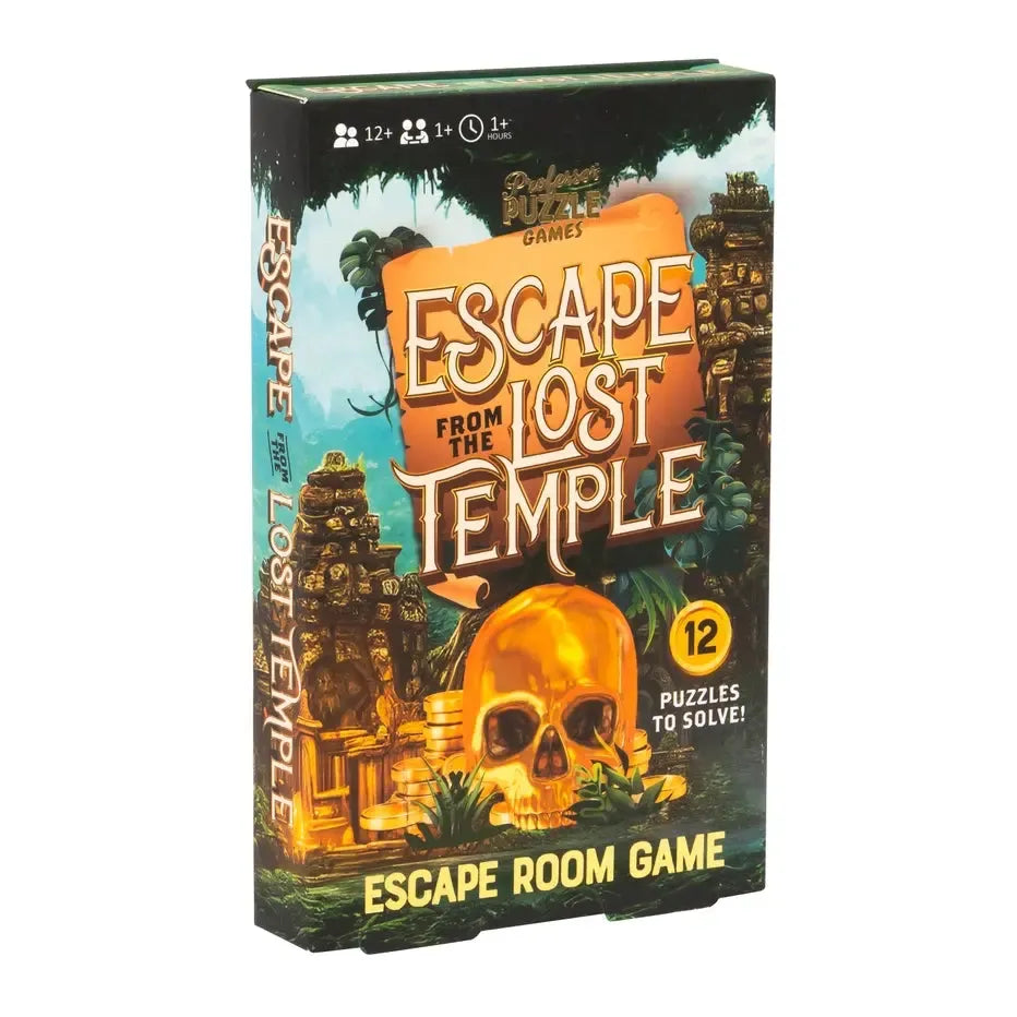 Escape from the Lost Temple - Mini Escape Room Game - Professor Puzzle (ONLINE ORDER ONLY)