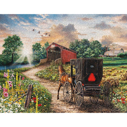Evening on the Farm 1000 Piece Jigsaw Puzzle Springbok