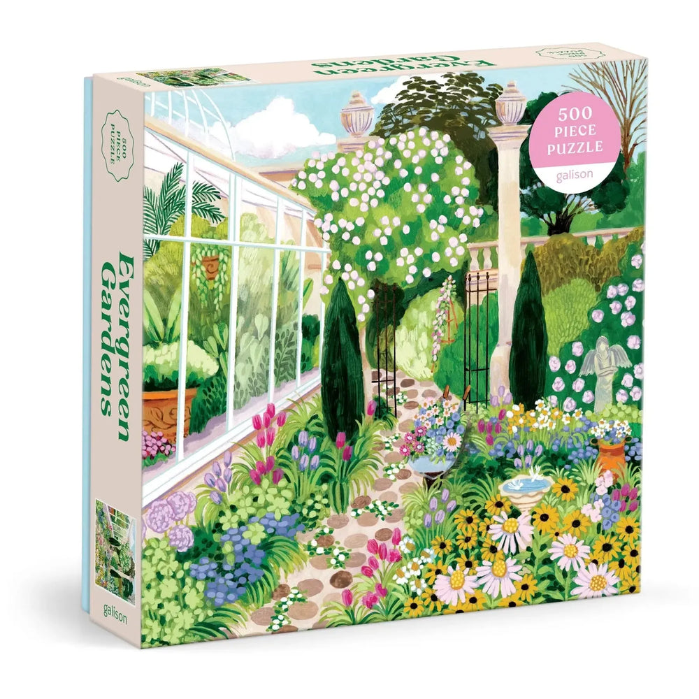 Evergreen Gardens 500 Piece Jigsaw Puzzle Galison (ONLINE ORDER ONLY)