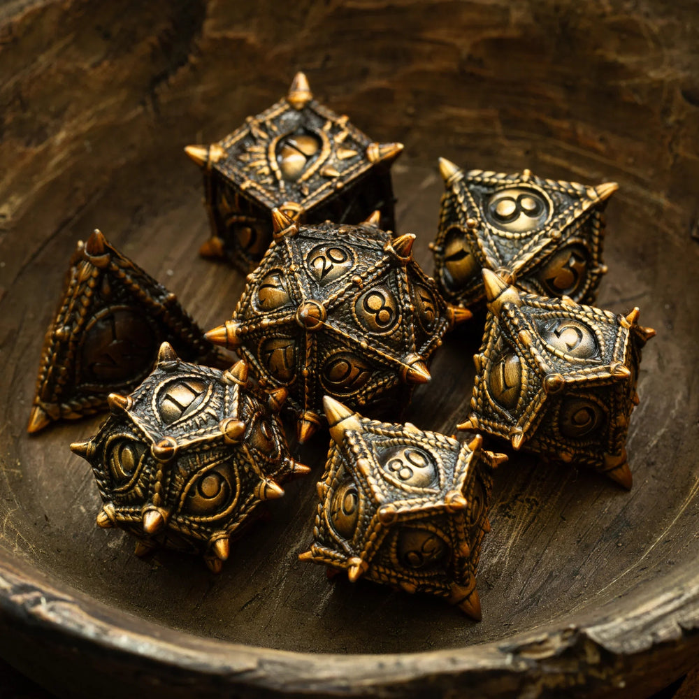 Everwatch Bronze Metal DND Dice Set (ONLINE ORDER ONLY)