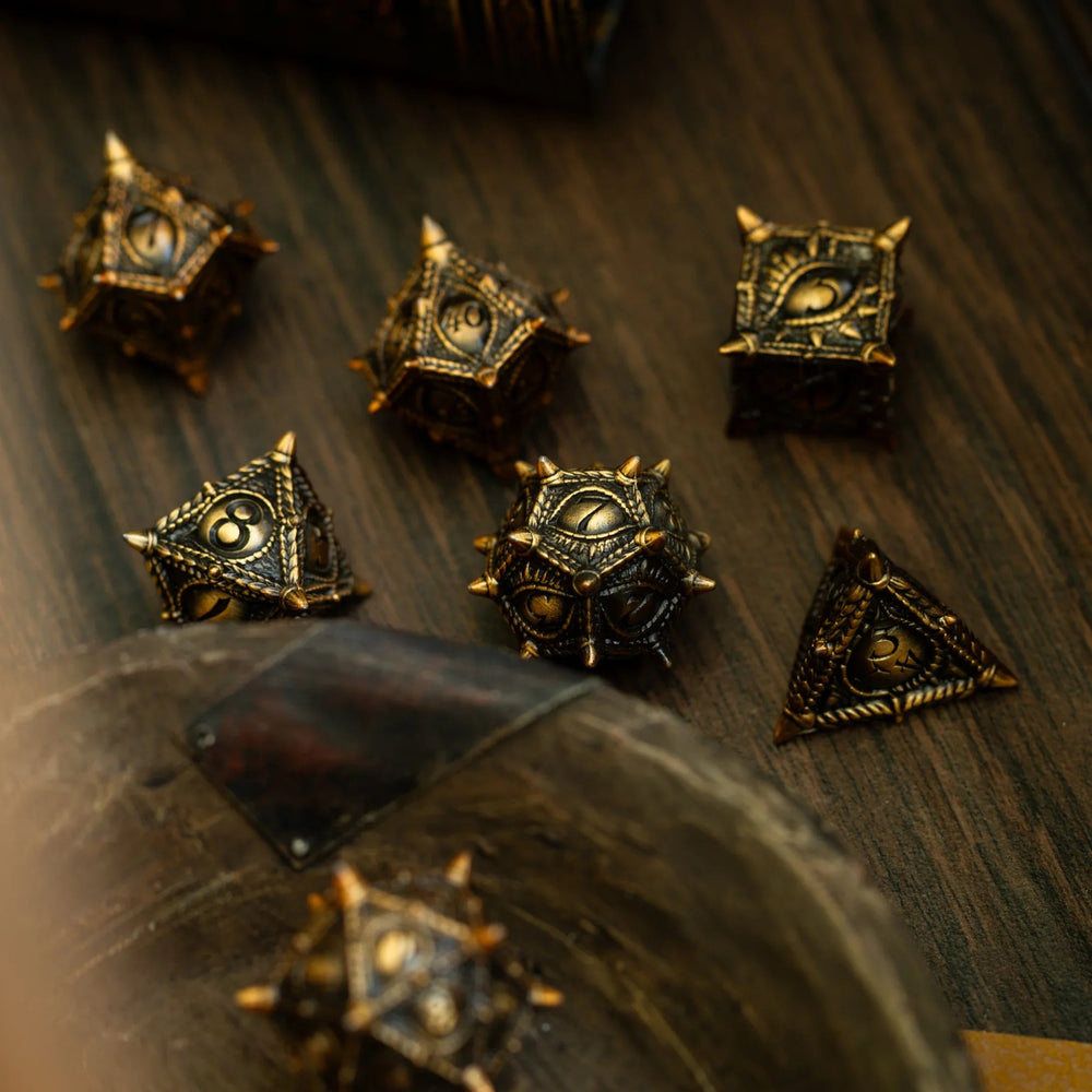 Everwatch Bronze Metal DND Dice Set (ONLINE ORDER ONLY)