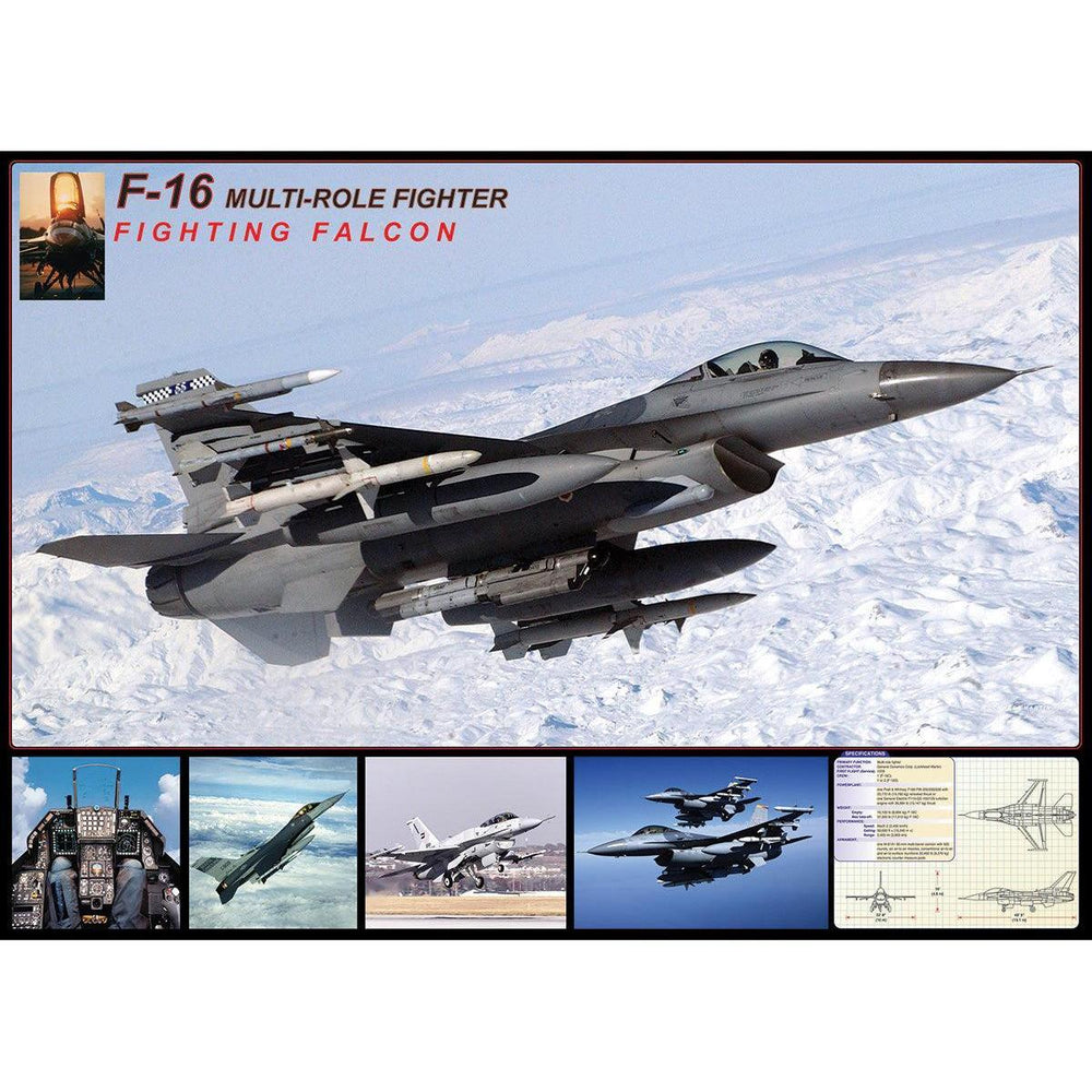 F-16 Falcon 1000 Piece Jigsaw Puzzle Eurographics (ONLINE ORDER ONLY)