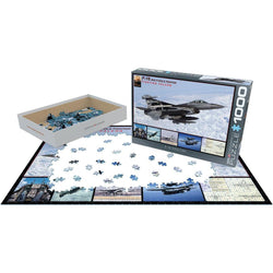 F-16 Falcon 1000 Piece Jigsaw Puzzle Eurographics (ONLINE ORDER ONLY)