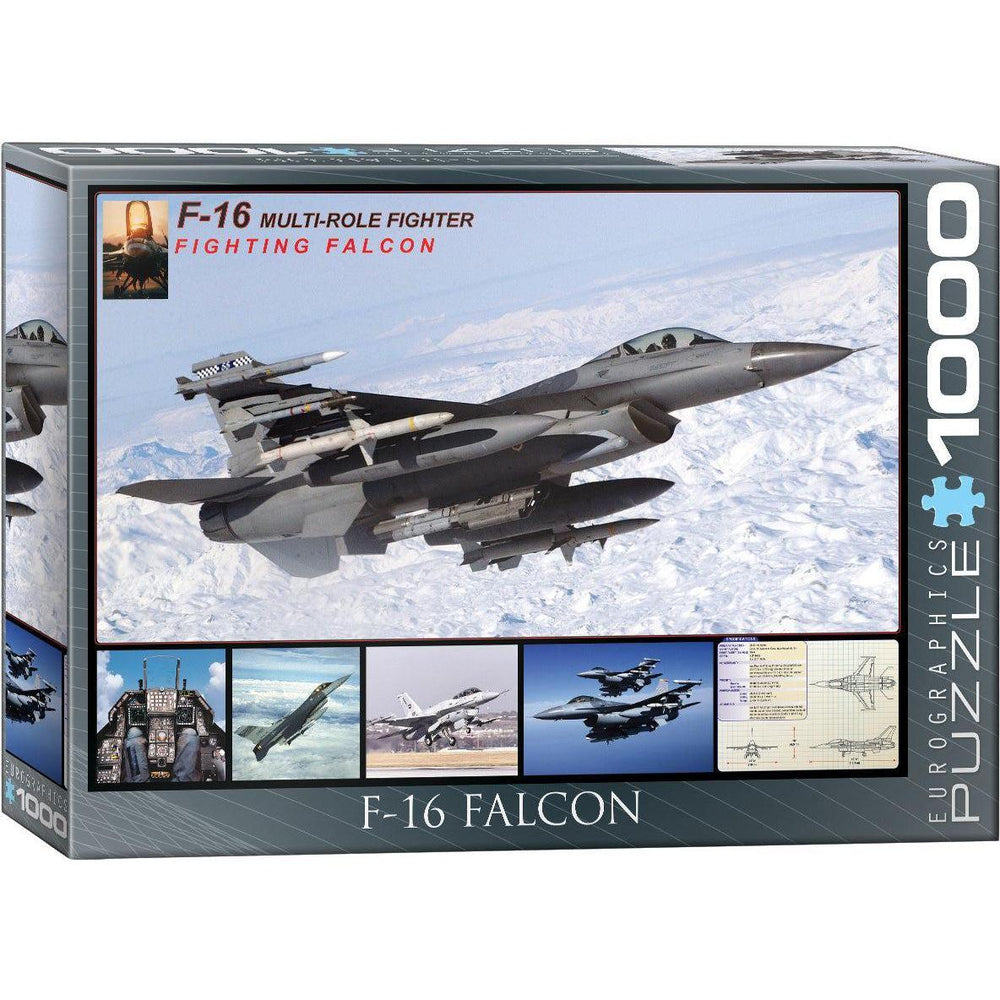 F-16 Falcon 1000 Piece Jigsaw Puzzle Eurographics (ONLINE ORDER ONLY)