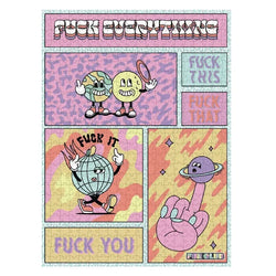 F*** Everything 500 Piece Jigsaw Puzzle Fun Club (ONLINE ORDER ONLY)