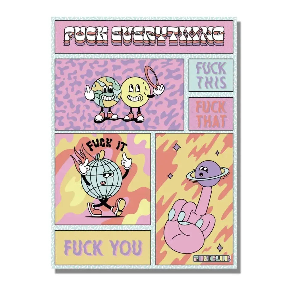 F*** Everything 500 Piece Jigsaw Puzzle Fun Club (ONLINE ORDER ONLY)