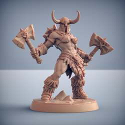 3D Printed Artisan Guild Modular Dragonpeak Barbarians Dragonpeak Barbarians 28mm 32mm (Online Only)