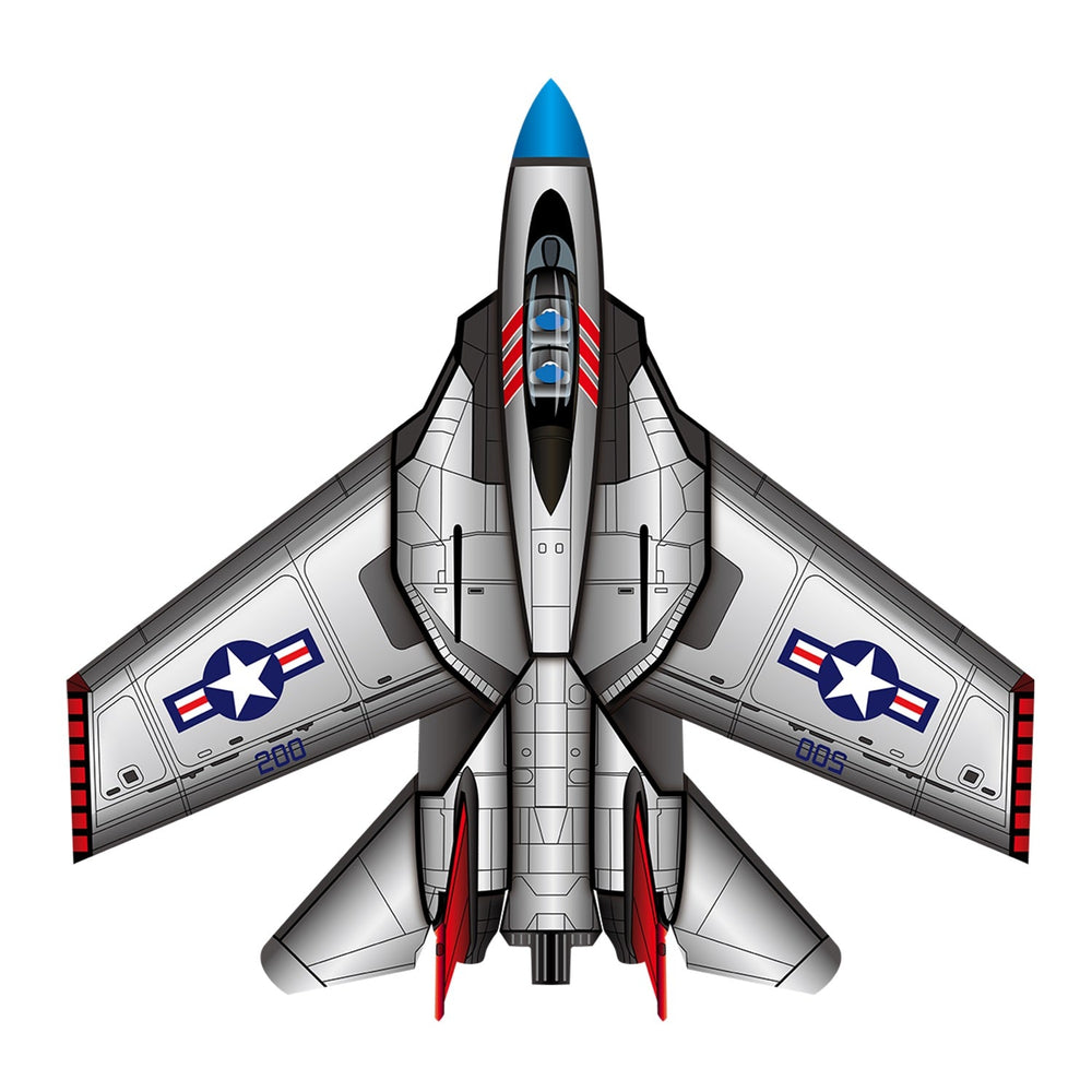 SuperSized Fighter Jet Nylon Kite w/ 3D Cockpit, 57 Inches Wide (ONLINE ORDER ONLY)