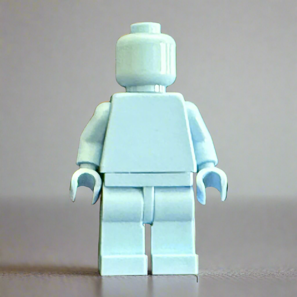 Monochrome Custom Minifigures – 40+ Vibrant Colors! (ONLINE ORDER ONLY)