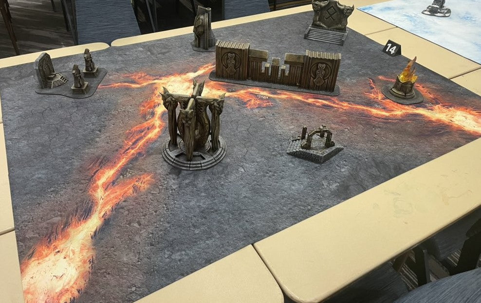 Infernal Steppes - Neoprene Battle Mat with Bag (Online Order Only)