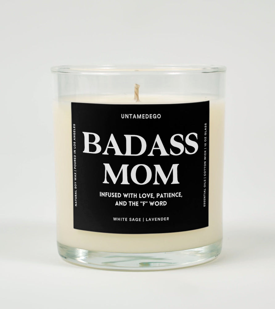 Badass Mom Glass Candle (Online Order Only)