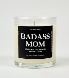 Badass Mom Glass Candle (Online Order Only)