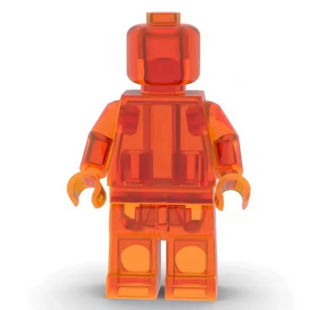Set of 12 Transparent Minifigures – Clear Minifigs (Adult Builds & Display-Grade) (ONLINE ORDER ONLY)