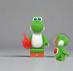Yoshi Minifigure - Super Mario (ONLINE ORDER ONLY)