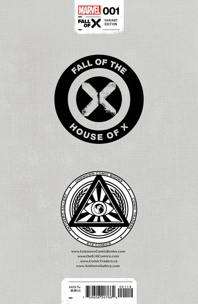 [Signed by Nathan Szerdy] FALL OF THE HOUSE OF X #1 [FHX] UNKNOWN COMICS NATHAN SZERDY EXCLUSIVE VIRGIN VAR [IN STOCK] (ONLINE ORDER ONLY)