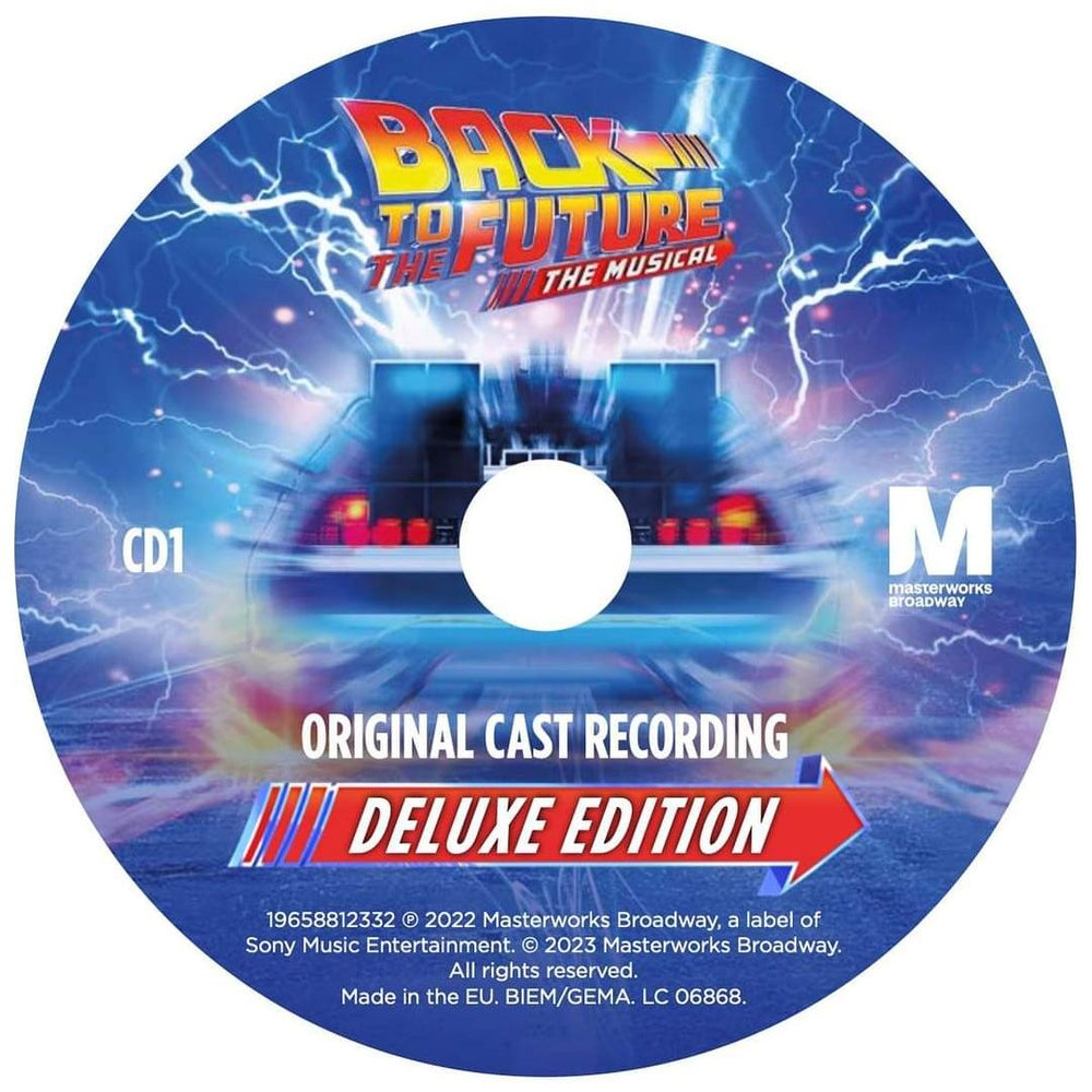 Back to the Future: The Musical (Original Cast Recording) Deluxe Edition CD (ONLINE ORDER ONLY)