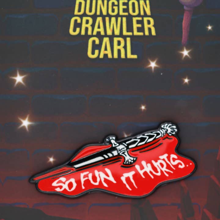 Foam Brain Games: Enamel Pin - Dungeon Crawler Carl - So Fun It Hurts