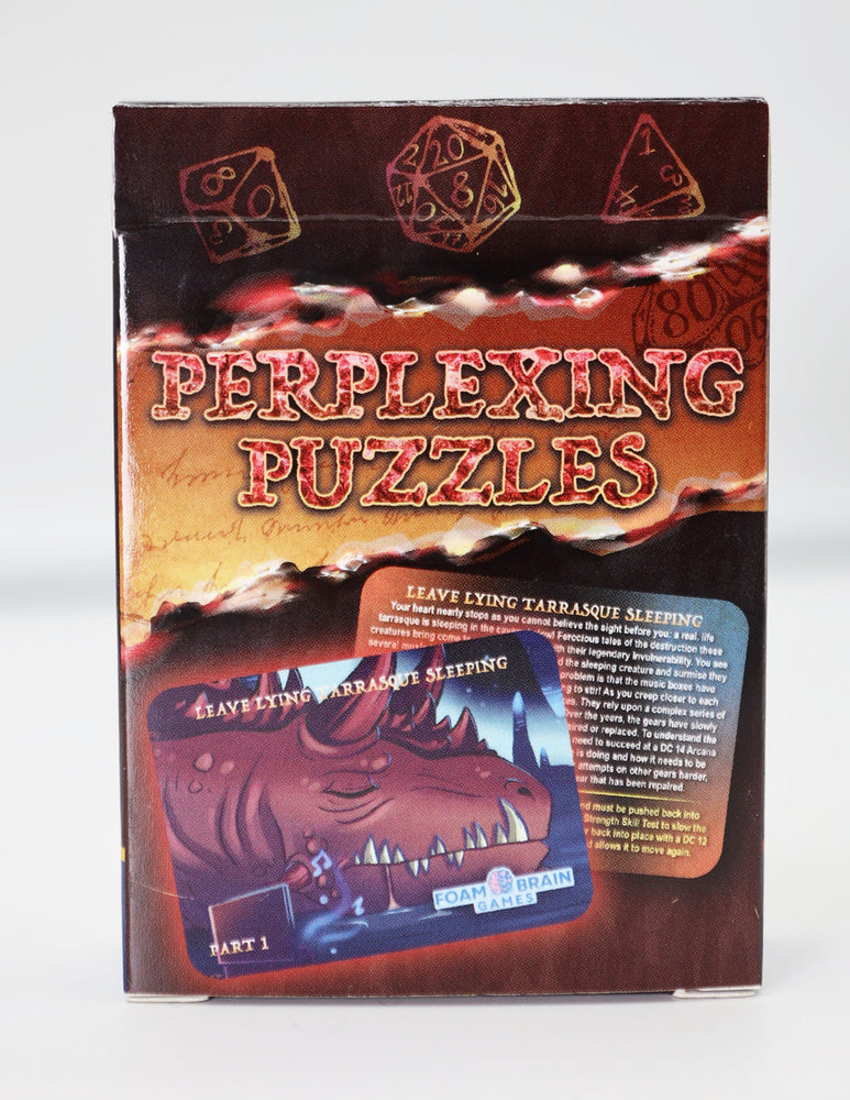Foam Brain Games: Card Deck - Perplexing Puzzles (ONLINE ORDER ONLY)