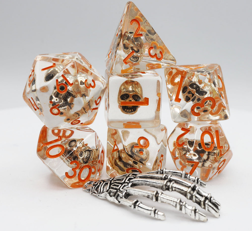 Laughing Skull RPG Dice Set (ONLINE ORDER ONLY)