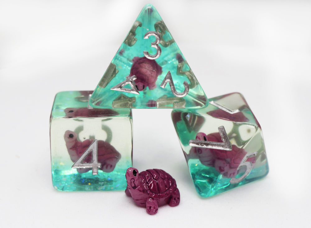 Gummy Turtle RPG Dice Set (ONLINE ORDER ONLY)