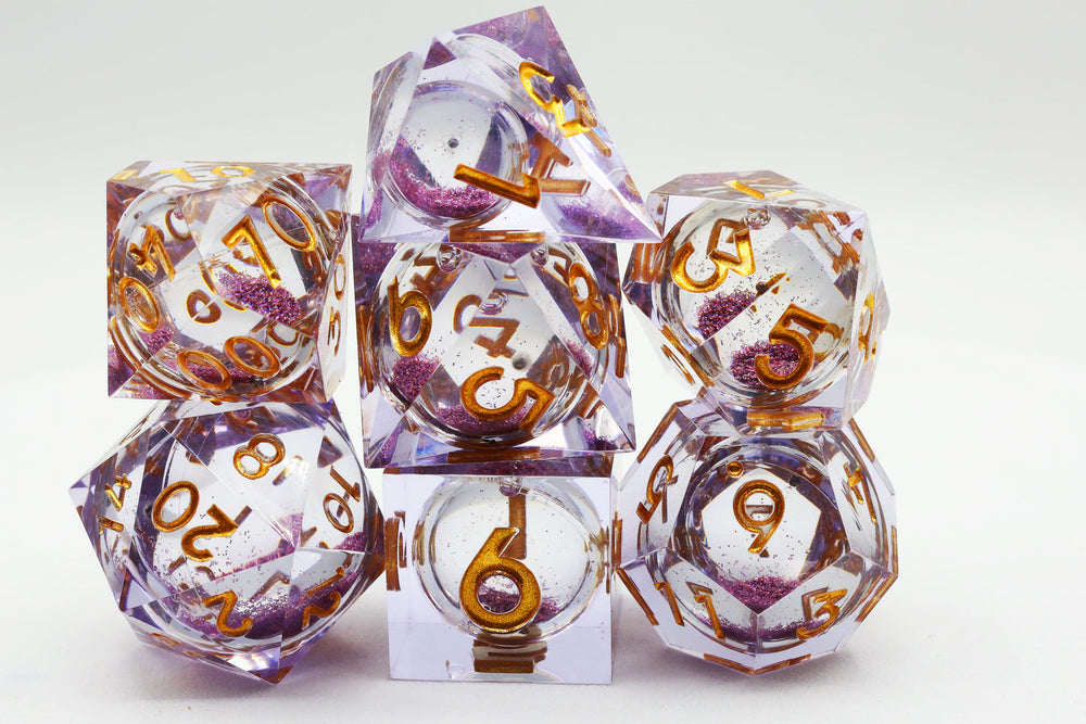 Sharp-Edged Liquid Core RPG Dice Set (ONLINE ORDER ONLY)