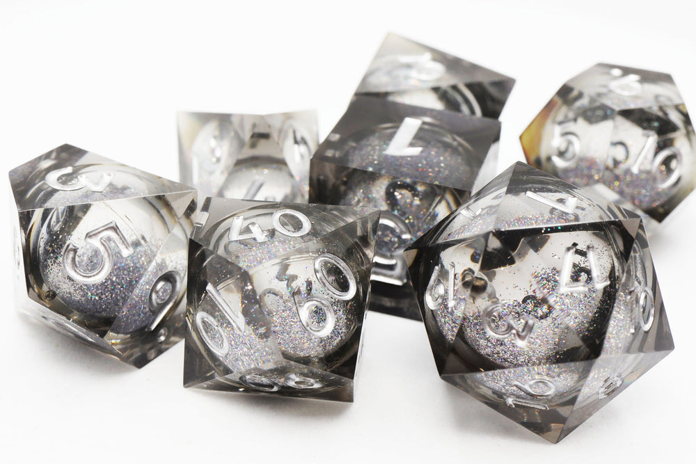 Sharp-Edged Liquid Core RPG Dice Set (ONLINE ORDER ONLY)