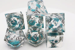 Sharp-Edged Liquid Core RPG Dice Set (ONLINE ORDER ONLY)