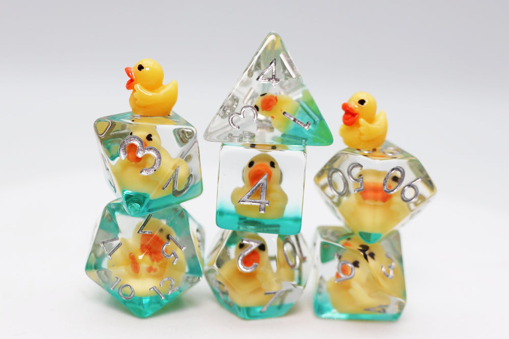 Rubber Duckie RPG Dice Set (ONLINE ORDER ONLY)