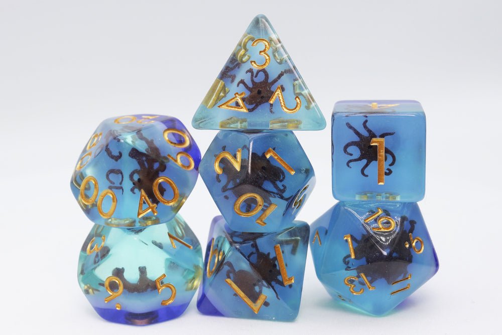 Coffee Octopus RPG Dice Set (ONLINE ORDER ONLY)