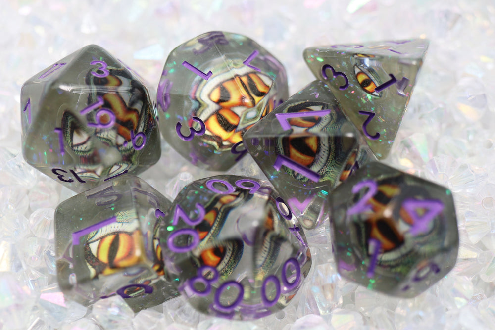 Venom Dragon Eye RPG Dice Set (ONLINE ORDER ONLY)