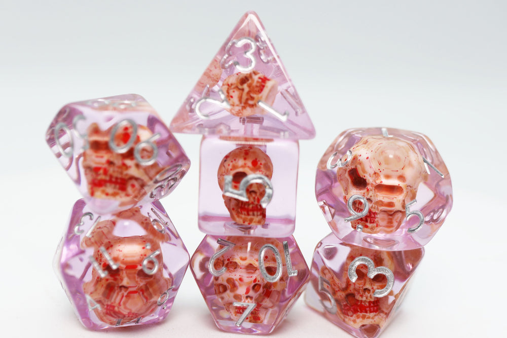 Bloody Skull RPG Dice Set (ONLINE ORDER ONLY)