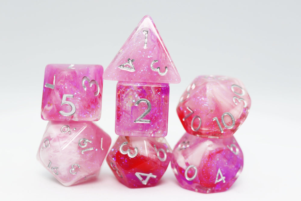 Flushed Frost RPG Dice Set (ONLINE ORDER ONLY)