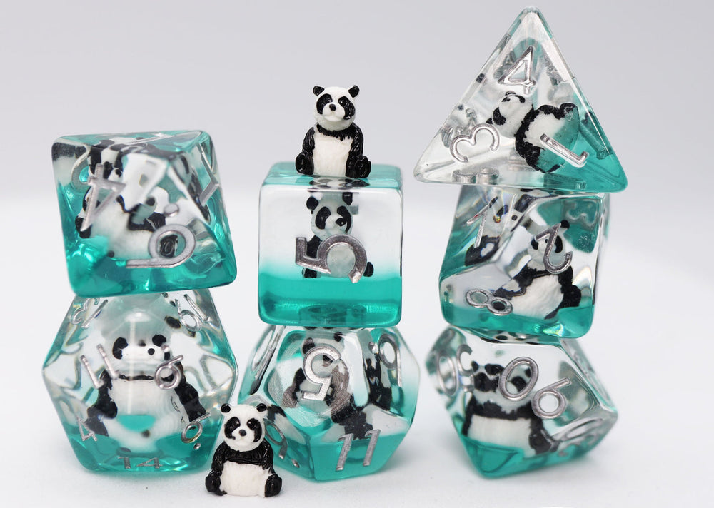 Panda on Water RPG Dice Set (ONLINE ORDER ONLY)