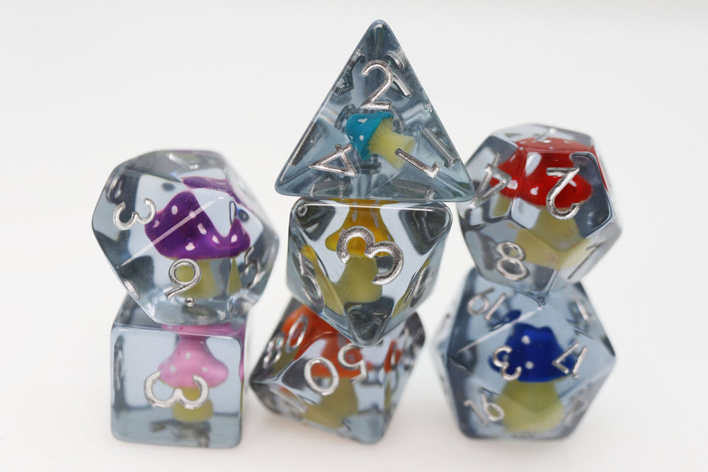 Whimsical Mushrooms RPG Dice Set (ONLINE ORDER ONLY)